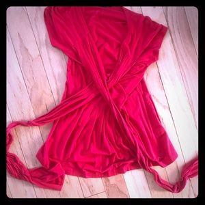 Banana Republic wrap blouse.